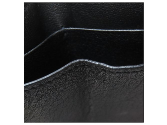 Portafoglio bi-fold Yves Saint Laurent Heart Nero Blu - vista 10