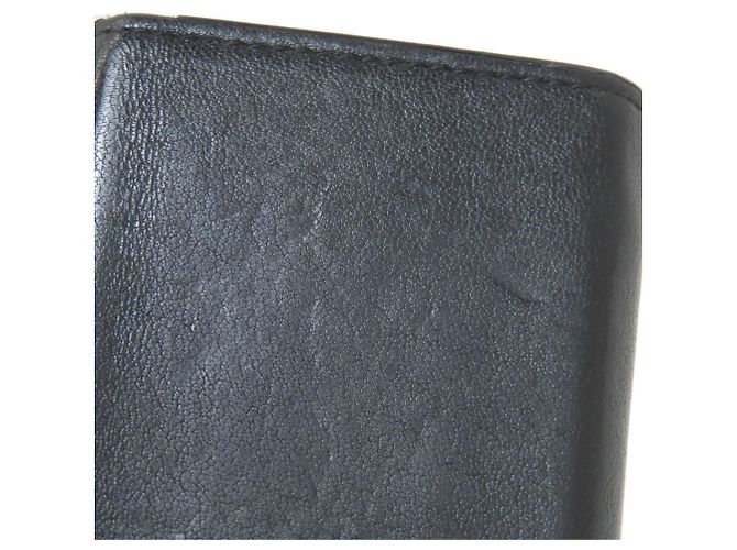 Portafoglio bi-fold Yves Saint Laurent Heart Nero Blu - vista 16