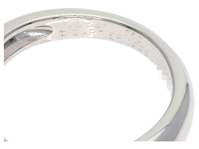 Anello Cartier Chérie in oro bianco 18K - vista 7