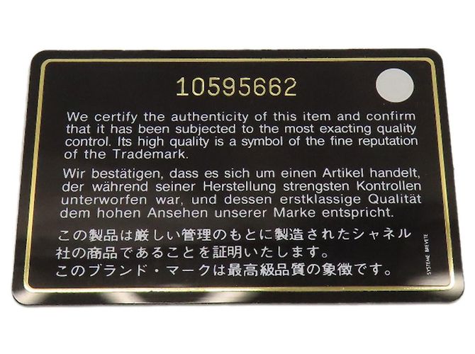 Borsa a mano perforata Coco Mark di Chanel Nero - vista 8