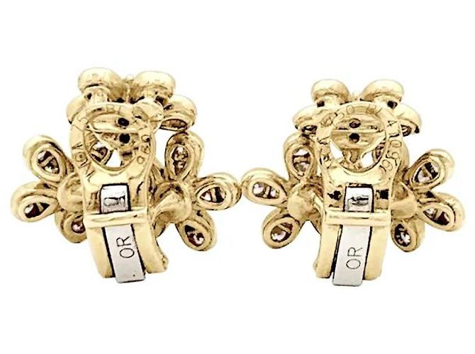 Pendientes Van Cleef & Arpels, "Sócrates", oro amarillo, diamantes. - vista 4