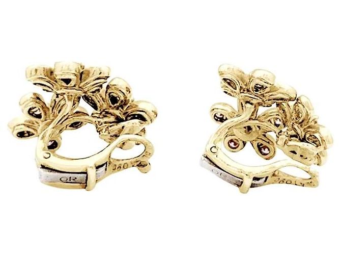 Pendientes Van Cleef & Arpels, "Sócrates", oro amarillo, diamantes. - vista 5