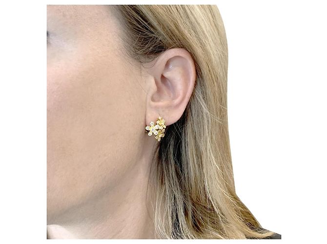 Pendientes Van Cleef & Arpels, "Sócrates", oro amarillo, diamantes. - vista 8