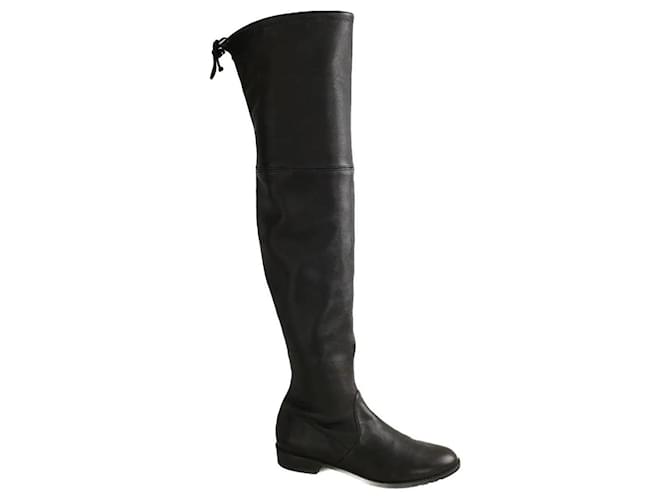 Stuart Weitzman Botas de montar negras Negro - vista 3