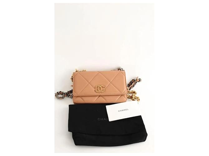 Chanel Borsa a tracolla beige - vista 8