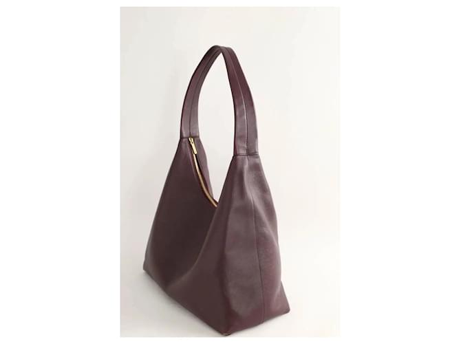 Mansur Gavriel Borsa shopper bordeaux Bordò - vista 3