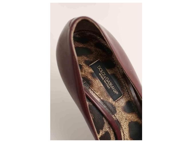 Dolce & Gabbana Tacchi bordeaux Bordò - Ansicht 5