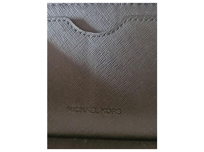 Michael Kors black leather wallet - view 6