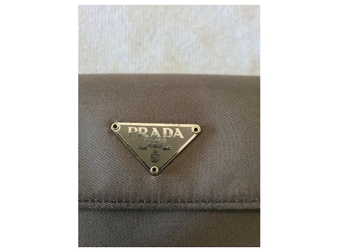Cartera Prada de Tela Marrón Castaño - vista 2