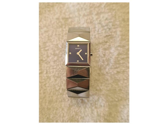 Autre Marque Reloj de pulsera Breil en acero inoxidable Plata Azul - vista 2