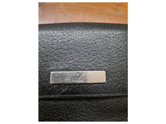 Cartera Gucci de cuero negro - vista 2