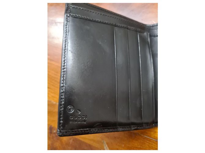 Gucci GG Black Canvas Wallet - view 8