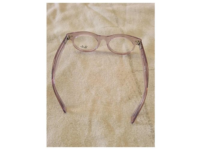 Ray-Ban Wayfarer Oval Brille Pink - Ansicht 6