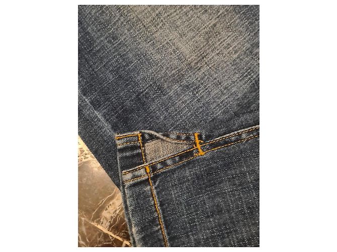 Jeans Dolce & Gabbana con corazones rosas Azul - vista 4