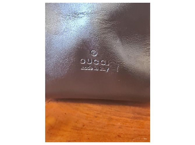Borsa Gucci in nylon e pelle con stampa geometrica Marrone Nero Multicolore - vista 3