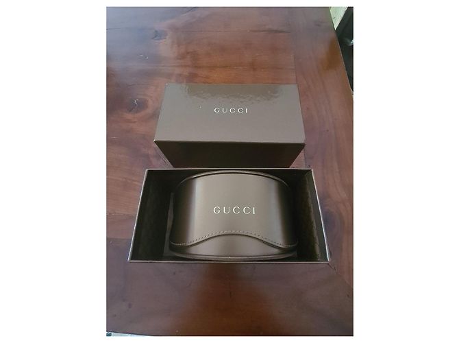 Occhiali da sole Gucci a farfalla con dettaglio bambù Marrone Stampa leopardo - vista 11