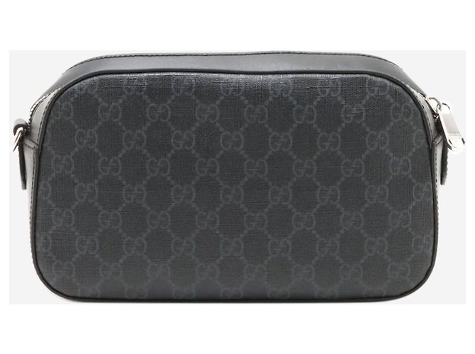 Gucci Borsa a spalla in PVC GG Supreme nera Nero - vista 2