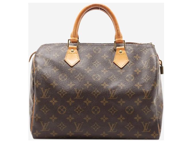 Louis Vuitton Braune Vintage Speedy 30 Tasche von 1998 - Ansicht 2