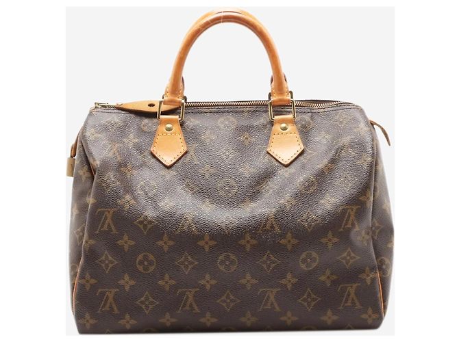 Louis Vuitton Braune Vintage Speedy 30 Tasche von 1998 - Ansicht 3