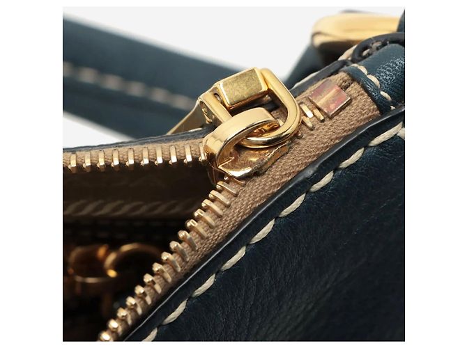 Prada Bolsa de ombro de couro azul - vista 11