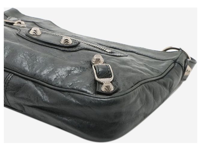Balenciaga Borsa a tracolla gigante nera - vista 3