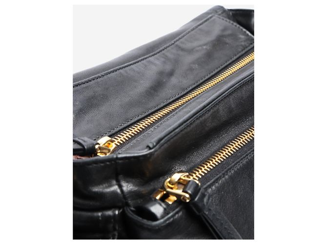 Prada Schultertasche aus schwarzem Leder Explore - Ansicht 6