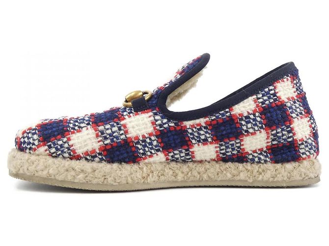 Scarpe Gucci Bianco Rosso Blu navy - vista 2