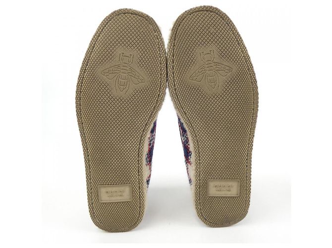 Scarpe Gucci Bianco Rosso Blu navy - vista 4