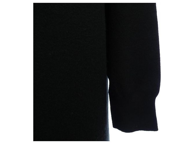 Hermès Seiden-Kaschmir-Kleid Hermes 3H2515D6 Schwarz - Ansicht 6