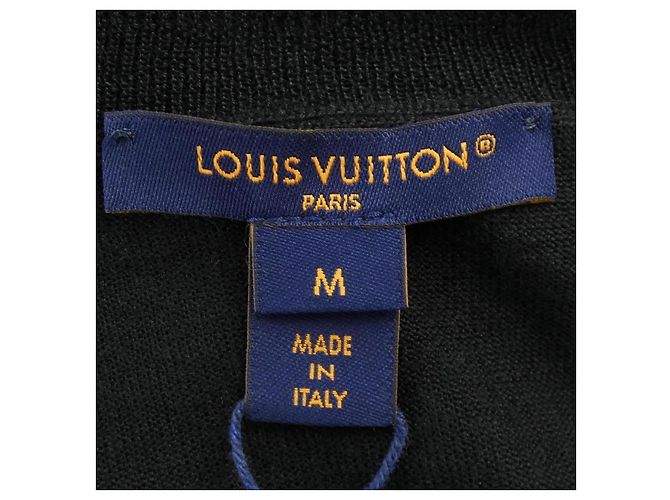 Louis Vuitton Seide-Kaschmir-Strickware Schwarz - Ansicht 4