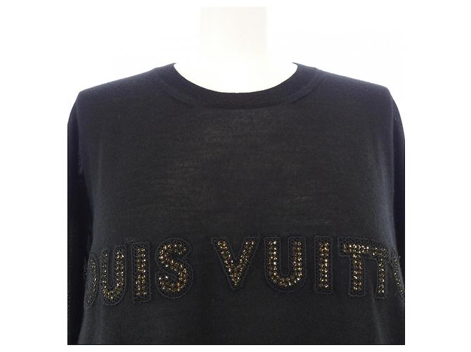 Louis Vuitton Seide-Kaschmir-Strickware Schwarz - Ansicht 5