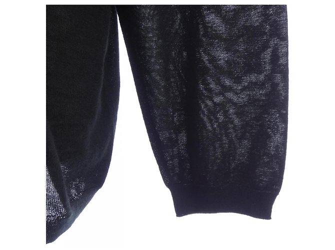 Louis Vuitton Seide-Kaschmir-Strickware Schwarz - Ansicht 6