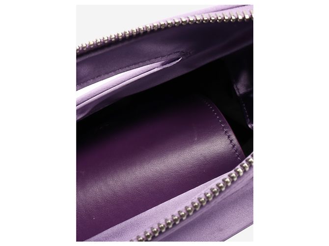 Attico Borsa a tracolla in satin viola - vista 6