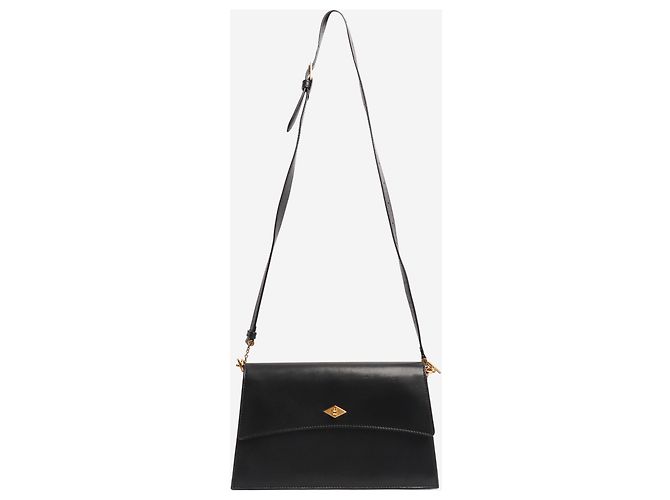 Autre Marque Borsa a spalla in pelle Roma nera Nero - vista 2