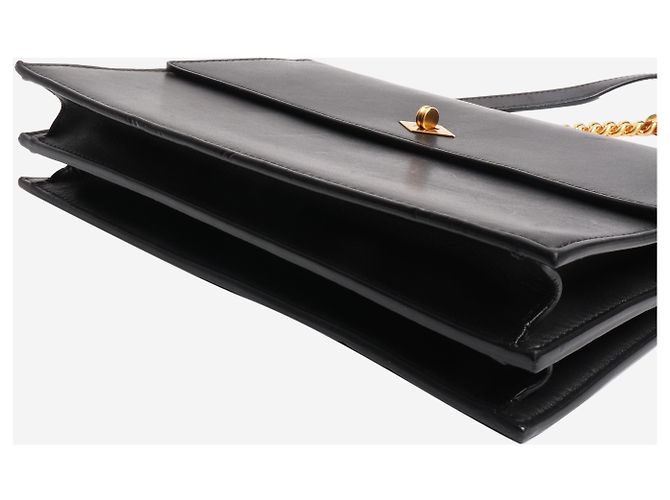Autre Marque Borsa a spalla in pelle Roma nera Nero - vista 4