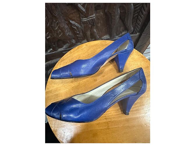 Blaue Leder-Pumps Minelli - Ansicht 5