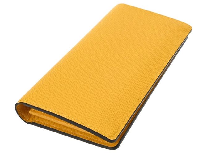 Portafoglio Lungo Brazza in Taiga Louis Vuitton Giallo - vista 4