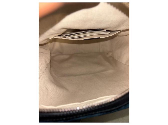 Zaino Gucci Velvet GG Monogram in velluto blu - vista 10