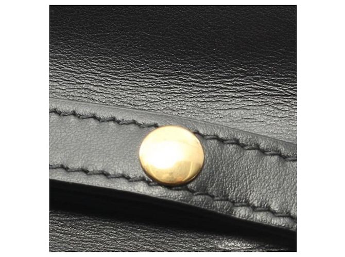 Borsa a mano piccola in pelle matelassé GG nera di Gucci Nero - vue 9