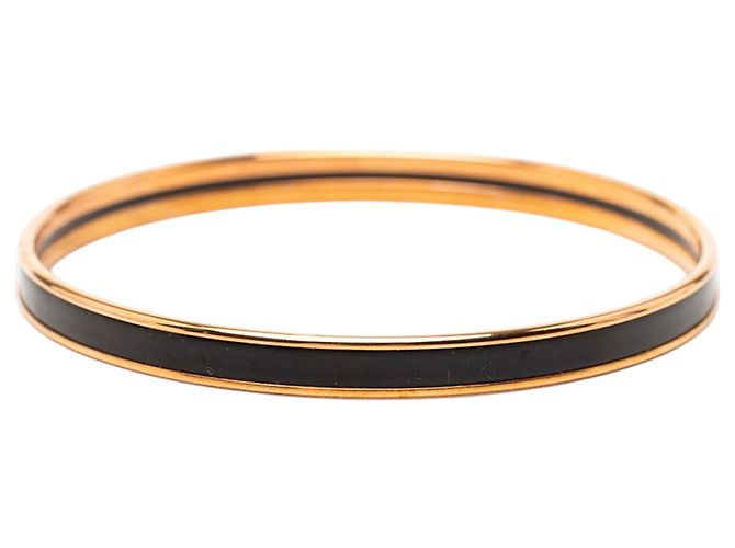 Bracciale uni in smalto nero extra stretto Hermès 62 - vista 3