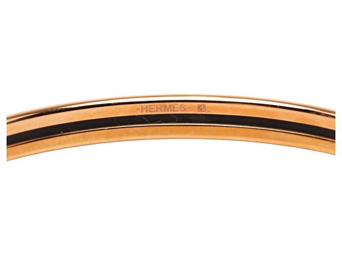 Bracciale uni in smalto nero extra stretto Hermès 62 - vista 5