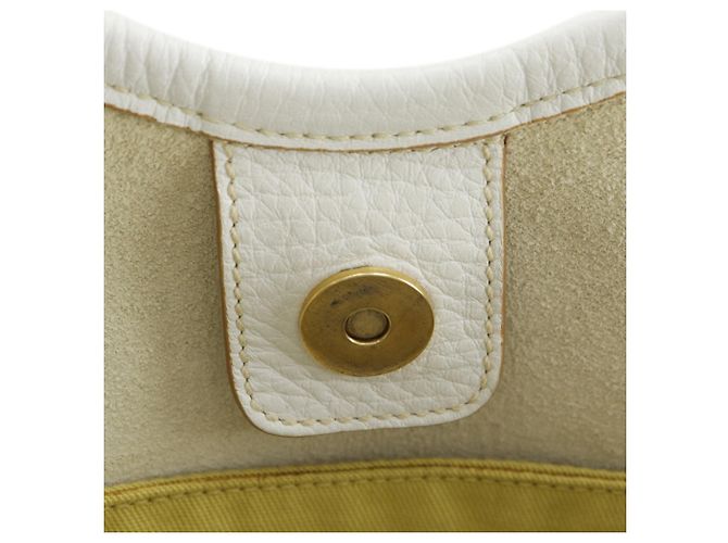 Salvatore Ferragamo Ferragamo Weiße Leder-Tasche - Ansicht 10
