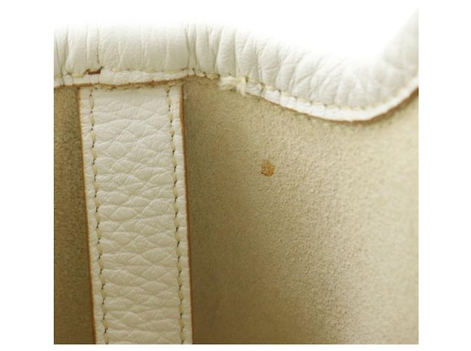 Salvatore Ferragamo Ferragamo Weiße Leder-Tasche - Ansicht 12