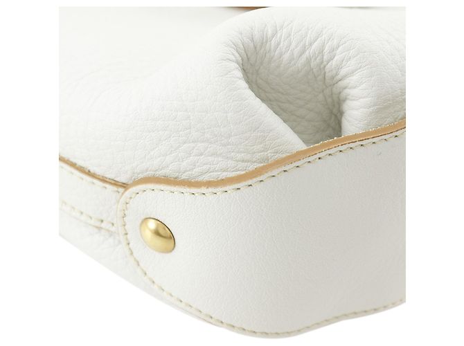 Salvatore Ferragamo Ferragamo Weiße Leder-Tasche - Ansicht 14