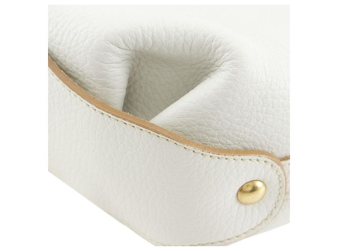 Salvatore Ferragamo Ferragamo Weiße Leder-Tasche - Ansicht 15