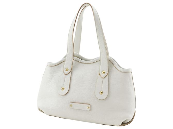 Salvatore Ferragamo Ferragamo Weiße Leder-Tasche - Ansicht 2