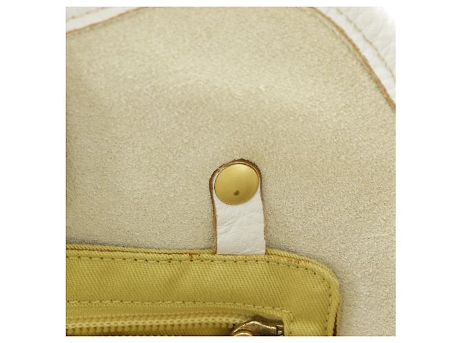 Salvatore Ferragamo Ferragamo Weiße Leder-Tasche - Ansicht 8