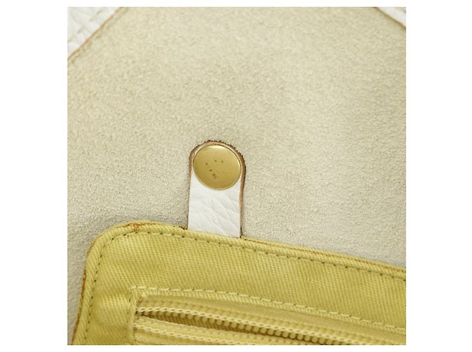 Salvatore Ferragamo Ferragamo Weiße Leder-Tasche - Ansicht 9