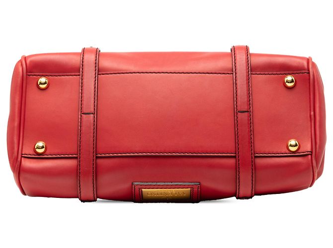 Borsa in pelle rossa Valentino Rosso - vista 3