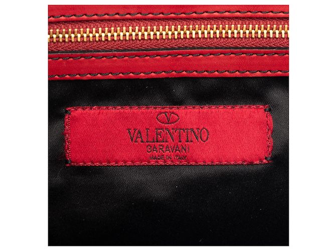 Borsa in pelle rossa Valentino Rosso - vista 5